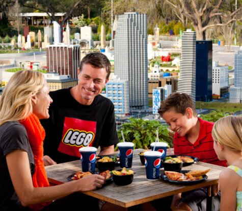PizzaPasta-overlook-of-miniland WINTER HAVEN, FL â?? LEGOLAND Florida provides interactive entertainment for families with children ages 2-12 . (PHOTO/LEGOLAND Florida, Merlin Entertainments Group, Chip Litherland).